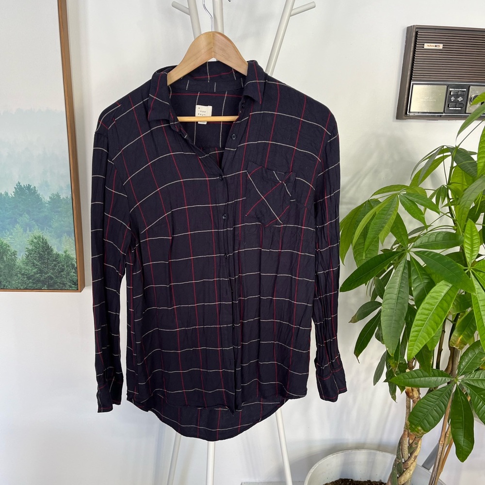 A New Day (Target) Relaxed Fit Plaid Shirt